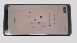 Google Pixel 2XL G011C (Black 64GB) Verizon BROWN LCD BURN IN CRACKED REAR