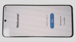 Samsung Galaxy S21 FE 5G SM-G990W2 (White 128GB 6GB) Unknown Carrier CRACKED
