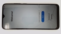 Samsung Galaxy A04E SM-A042F/DS (Black 32GB 3GB) Unknown Carrier CRACKED GLAS
