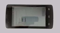 ZTE Quest N817 Cellphone (Black 2GB) Assurance Wireless CRACKED GLAS DARK SPOT