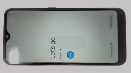 Samsung Galaxy A01 SM-A015T1 (Black 16GB 2GB) MetroPCS SCRATCHED