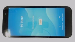 Blu View 2 B131DL Cellphone (Black 32GB) Tracfone SCRATCHED REAR