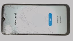 Samsung Galaxy A14 5G SM-S146VL (Black 64GB 4GB) Tracfone CRACKED GLAS
