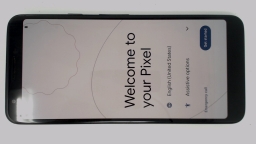 Google Pixel 3a G020E Cellphone (Black 64GB) Verizon SingleSIM BROWN LCD