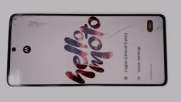 Motorola G Styls 5G XT2419-1 (Brown 128GB 8GB) T-Mobile CRACKED GLAS NO PEN