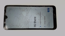 Sky Elite A63 Max Cellphone (Blue 32GB) Unknown Carrier CRACKED GLAS