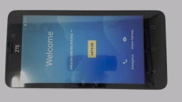 ZTE Maven 2 Z831 Cellphone (Gray 8GB) AT&T SingleSIM BLUE TINT WHITE SPOT