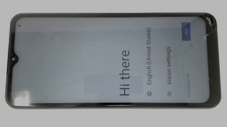 Vortex HD65 Cellphone (Black 32GB) Unknown Carrier CRACKED GLAS LCD DEFECTIVE