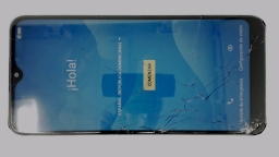 Alcatel 3 (2020) 5029F Cellphone (Blue 64GB 4GB) Unknown Carrier CRACKED GLAS