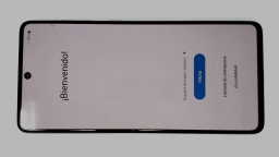 Samsung Galaxy A71 4G SM-A715F (Blue 128GB 6GB) Claro CRACKED BURN DEFECTIVE