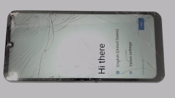 Vortex CB68 Cellphone (Black 16GB 3GB) Unknown Carrier DualSIM CRACKED GLAS