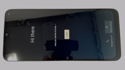 Motorola Moto E13 XT2345-3 (Blue 64GB 2GB) Unknown Carrier SCRATCHD WORN REAR