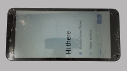 Vortex C24 Cellphone (White 16GB 2GB) Unknown Carrier CRACKED/SCRATCHED GLAS