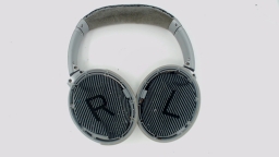 Bose QC 35 Series I 1 Silver Wireless Headphones NO EAR PADS WORN HEADBAND