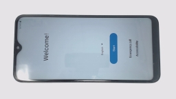 Samsung Galaxy A10E SM-A102U (Gray 32GB 2GB) Verizon SCRATCHED REAR BROWN LCD