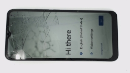 Vortex HD65 Ultra Cellphone (Black 32GB 3GB) Unknown Carrier CRACKED GLAS/LCD