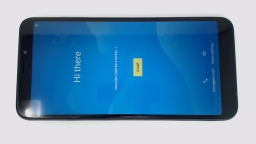 Blu View 3 B140DL Cellphone (Blue 32GB 3GB) Tracfone SCRATCHED