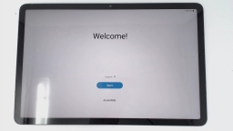 Samsung Galaxy Tab S7 SM-T878U (Gray 128GB 6GB) AT&T CRACKED GLAS WORN REAR