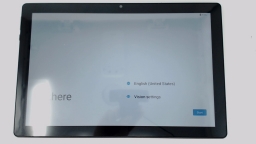 Relndoo T10P 10.1" Tablet (Black 64GB 4GB) WiFi SCRATCHED REAR