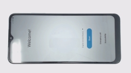 Samsung Galaxy A03s SM-A037U Cellphone (Blue 32GB 3GB) AT&T CRACKED CAM