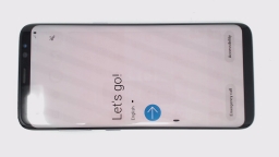 Samsung Galaxy S8 SM-G950U Cellphone (Black 64GB 4GB) T-Mobile BURN IN SPOT
