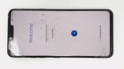 LG G8 Thinq LM-G820UM Cellphone (Black 128GB 6GB) AT&T CRACKED NO CAM
