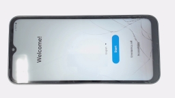 Samsung Galaxy A14 5G SM-A146U (Black 64GB 4GB) T-Mobile CRACKED GLAS TINT