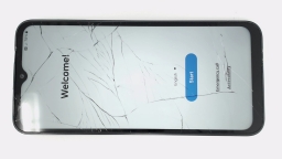 Samsung Galaxy A14 5G SM-A146U Cellphone (Black 64GB 4GB) AT&T CRACKED GLAS