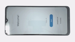 Samsung Galaxy A12 SM-A125U Cellphone (Blue 32GB 3GB) Cricket CRACKED TINT
