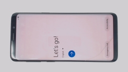 Samsung Galaxy S9 SM-G960U (Black 64GB 4GB) AT&T CRACKED GLS/REAR BURN IN
