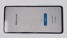 Samsung Galaxy S20 FE 5G SM-G781U Cellphone (Blue 128GB 6GB) T-Mobile BURN IN