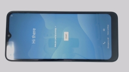 Blu View Speed 5G B1550VL Cellphone (Blue 64GB 4GB) Tracfone CRACKED GLAS