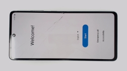 Samsung Galaxy S20 FE 5G SM-G781U1/DS (Blue 128GB 6GB) Unlocked CRACKED
