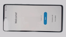 Samsung Galaxy S20 FE 5G SM-G781U (Blue 128GB 6GB) AT&T CRACKED BURN IN