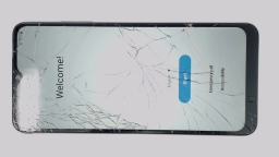 Samsung Galaxy A03s SM-A037U (Black 32GB 3GB) Boost Mobile CRACKED GLAS BROWN