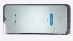Samsung Galaxy A02S SM-S124DL (Black 32GB 2GB) Tracfone CRACKED GLAS