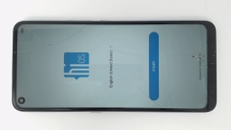 Tecno Pova LD7 Cellphone (Blue 128GB 6GB) Unknown Carrier CRACKED GLAS