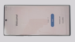 Samsung Galaxy Note 10+ SM-N975U (Black 256GB 12GB) T-Mobile BURN IN SCRATCHD