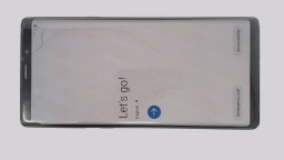 Samsung Galaxy Note 9 SM-N960U1 (Purple 128GB 6GB) Unlocked CRACKED GLAS/BURN