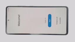 Samsung Galaxy S20 FE 5G SM-G781U Cellphone (Blue 128GB 6GB) T-Mobile CRACKED