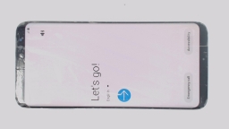 Samsung Galaxy S8 SM-G950U1 (Blue 64GB 4GB) Unlocked CRACKED/RESIDUE/BURN IN