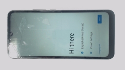 Vortex CB68 Cellphone (Black 16GB 3GB) Unknown Carrier DualSIM CRACKED