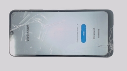 Samsung Galaxy A03s SM-A037U Cellphone (Black 32GB 3GB) Boost Mobile CRACKED