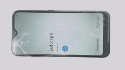 Samsung Galaxy A01 SM-A015T1 Cellphone (Black 16GB 2GB) MetroPCS CRACKED