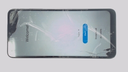 Samsung Galaxy A03s 4G SM-S135DL Cellphone (Black 32GB 3GB) Tracfone CRACKED