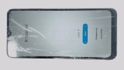 Samsung Galaxy A03S SM-S135DL Cellphone (Black 32GB 3GB) Tracfone CRACKED