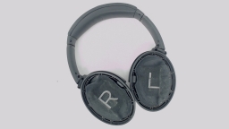 Bose QuietComfort QC 45 Gray Wireless Headphones NO EARPADS/LOOSE SWIVEL