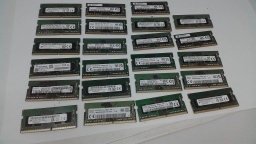 Lot of 23 pieces of 8GB PC4 DDR4 3200AA SODIMM Laptop Ram Memory Mixed Brands