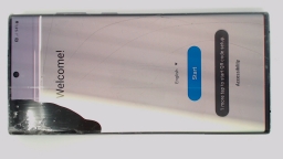 Samsung Galaxy S22 Ultra SM-S908U (Black 512GB 12GB) AT&T DEFECTIVE/CRACKED