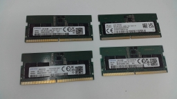 Lot of 4 pieces of 8GB PC5 DDR5 4800B SODIMM Laptop Ram Memory Mixed Brand